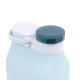 Portable collapsible silicone bottle, white, 400 ml